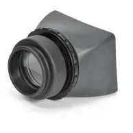 lose-up of a lens accessory for underwater cameras, designed to enhance image quality and focus during underwater photography