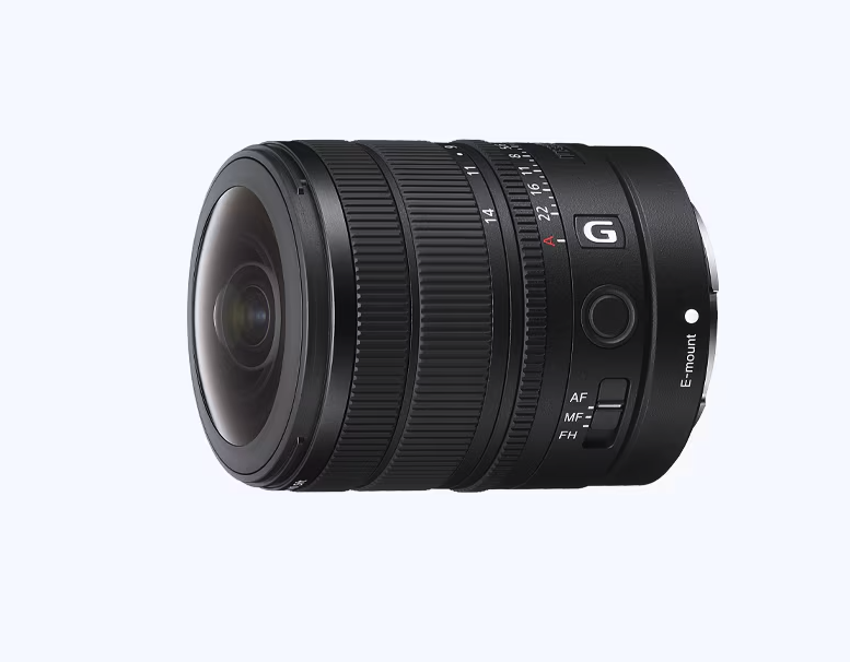 Sony FE 8–14mm F3.5 Fisheye G full-frame E-mount fisheye zoom lens